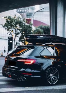 สปอยเลอร์หลังคา Carbon Fiber Audi A4 Allroad B9 / B9.5 ทรง Karbel