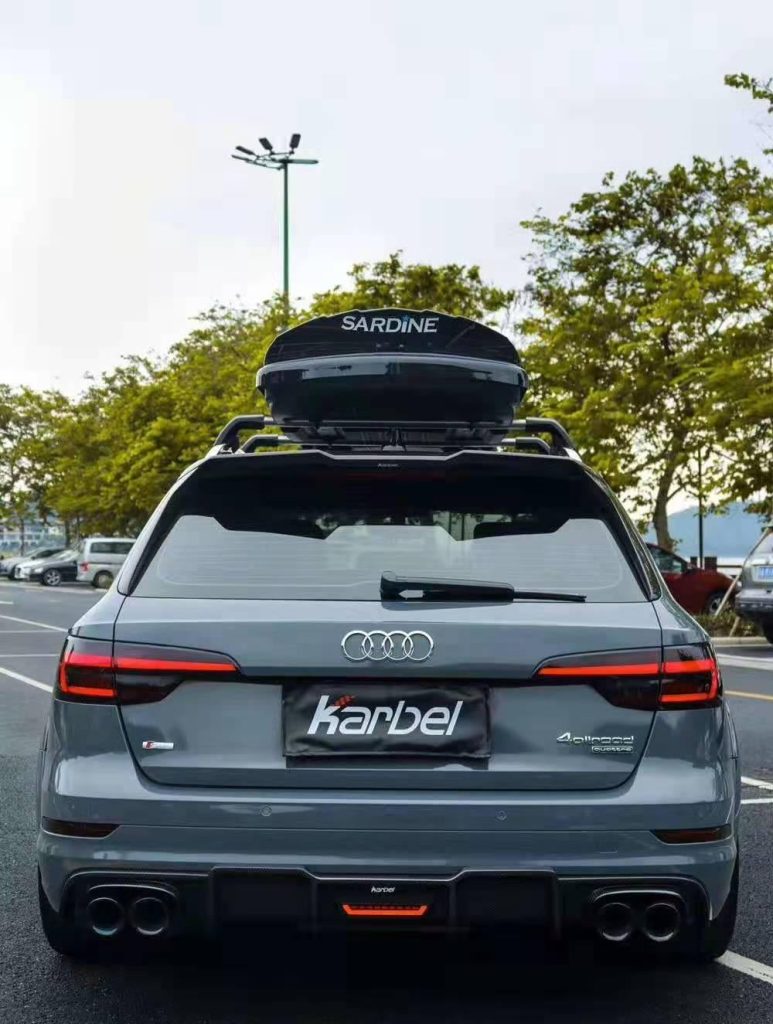 สปอยเลอร์หลังคา Carbon Fiber Audi A4 Allroad B9 / B9.5 ทรง Karbel