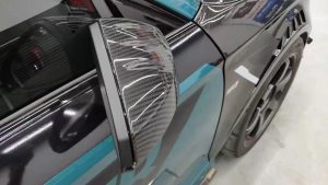 ครอบกระจกมองข้าง Carbon Fiber Audi RS3 S3 A3 8V.5 Without Blind Assist ทรง Karbel Dry Carbon ปี 2017-2020