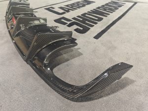 ดิฟฟิวเซอร์ Carbon Fiber Audi A4 B9 ทรง Karbel ปี 2017-2018