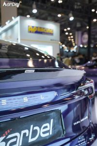 สปอยเลอร์ Carbon Fiber Tesla Model 3 Highland / P Coupe ทรง Karbel V2 Dry Carbon ปี 2024-ON