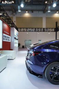 สปอยเลอร์ Carbon Fiber Tesla Model 3 Highland / P Coupe ทรง Karbel V2 Dry Carbon ปี 2024-ON