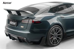ดิฟฟิวเซอร์ Carbon Fiber Tesla Model S 3rd Gen Late ทรง Karbel Dry Carbon ปี 2021-ON