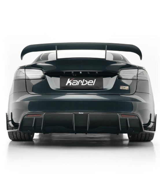 ดิฟฟิวเซอร์ Carbon Fiber Tesla Model S 3rd Gen Late ทรง Karbel Dry Carbon ปี 2021-ON