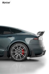 ดิฟฟิวเซอร์ Carbon Fiber Tesla Model S 3rd Gen Late ทรง Karbel Dry Carbon ปี 2021-ON