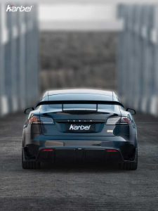 ดิฟฟิวเซอร์ Carbon Fiber Tesla Model S 3rd Gen Late ทรง Karbel Dry Carbon ปี 2021-ON