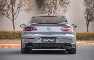 ดิฟฟิวเซอร์ Carbon Fiber Volkswagen Arteon CC SE R-Line/SEL/SEL Premium/R-Line ทรง Karbel Dry Carbon ปี 2019-2023