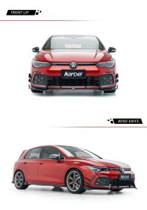 คาร์นาด Carbon Fiber Volkswagen GTI R-line MK8 ทรง Karbel V2 Dry Carbon ปี 2022-2024