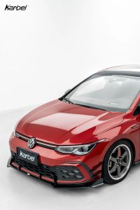 ลิ้นหน้า Carbon Fiber Volkswagen GTI MK8 ทรง Karbel V2 Dry Carbon ปี 2022-2024