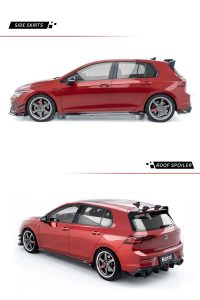 สปอยเลอร์หลังคา Carbon Fiber Volkswagen Golf GTI / R-line MK8 MK8.5 ทรง Karbel V2 Dry Carbon ปี 2022-ON