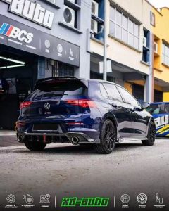 สเกิร์ตข้าง Carbon Fiber Volkswagen Golf GTI / R-line MK8 MK8.5 ทรง Karbel Dry Carbon