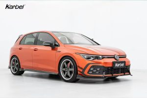 ลิ้นหน้า Carbon Fiber Volkswagen GTI MK8 ทรง Karbel V2 Dry Carbon ปี 2022-2024