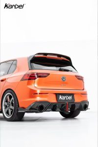 สปอยเลอร์หลังคา Carbon Fiber Volkswagen Golf GTI / R-line MK8 MK8.5 ทรง Karbel V2 Dry Carbon ปี 2022-ON