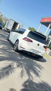 สเกิร์ตข้าง Carbon Fiber Volkswagen Golf GTI Golf R MK7.5 ทรง Karbel