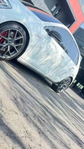 สเกิร์ตข้าง Carbon Fiber Volkswagen Golf GTI Golf R MK7.5 ทรง Karbel