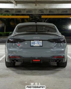 สปอยเลอร์ Carbon Fiber Audi RS5 S5 A5 B9 B9.5 Sedan Sportback ทรง Karbel V1 Dry Carbon ปี 2017-2025