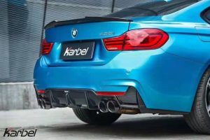 ดิฟฟิวเซอร์ Carbon Fiber BMW 4 Series 440 435 430 428 F32 / F33 ทรง Karbel Dry Carbon ปี 2014-2020
