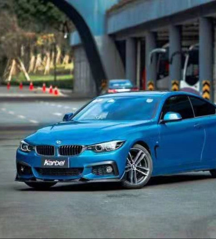 ลิ้นหน้า Carbon Fiber BMW 4 Series 440 435 430 428 F32 / F33 ทรง Karbel Dry Carbon ปี 2014-2020