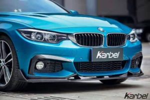 ลิ้นหน้า Carbon Fiber BMW 4 Series 440 435 430 428 F32 / F33 ทรง Karbel Dry Carbon ปี 2014-2020