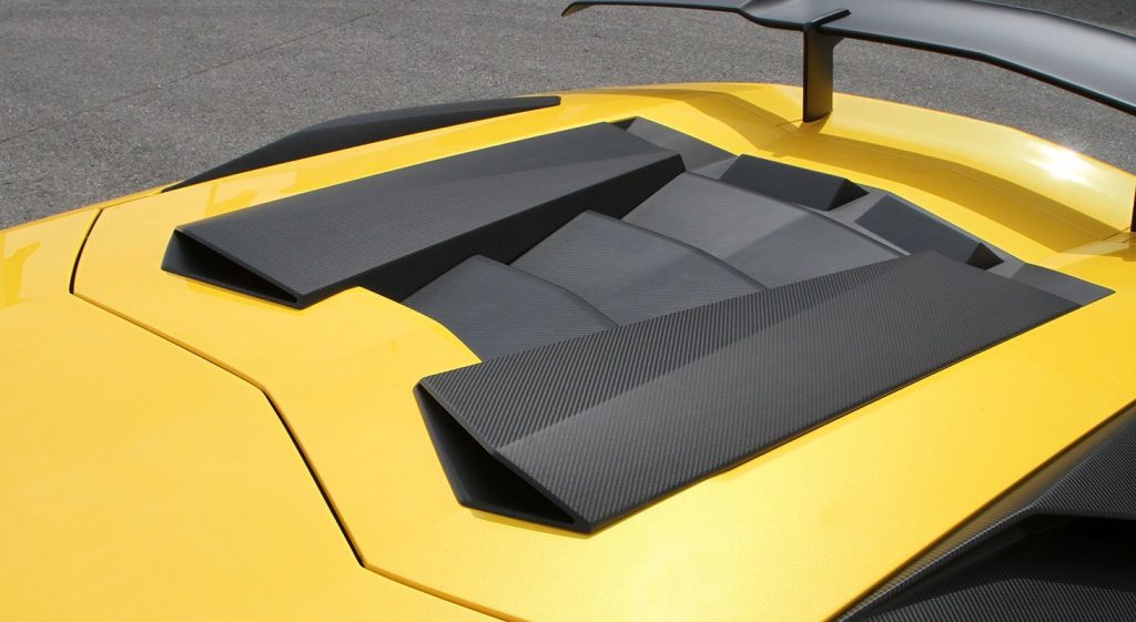 ช่องดักลมหลังคา Lamborghini Aventador SV Novitec