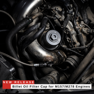 ชิ้นส่วนเพิ่มสมรรถนะ M157 Billet Oil Filter Cap BlackBoost
