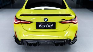 สปอยเลอร์ Carbon Fiber BMW M4 G82 4 Series G22 430i M440i ทรง Karbel
