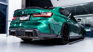 สเกิร์ตข้าง Carbon Fiber BMW M3 G80 ทรง Karbel V2 ปี 2021-ON