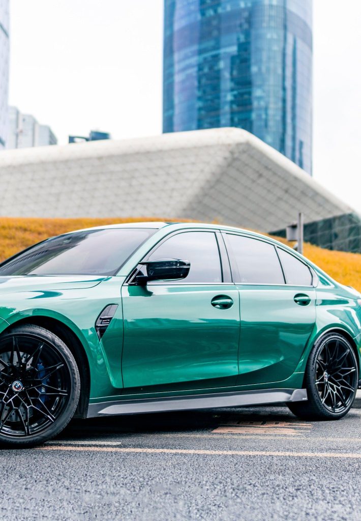 สเกิร์ตข้าง Carbon Fiber BMW M3 G80 ทรง Karbel V2 ปี 2021-ON