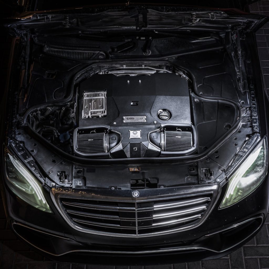 ชุดกรองอากาศ Mercedes AMG BlackBoost S63 S 217 M177 LS2 4.0L V8 BiTurbo Cold