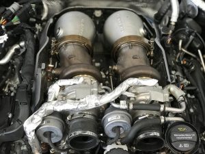 ท่อดาวน์ไปป์ Mercedes AMG C63/S (W205) Capristo Sport Cat Downpipes