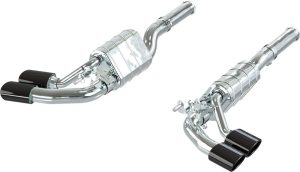 หม้อพักท้าย Mercedes AMG G63 (W465) Capristo Valved Dual Mufflers OE Actuators