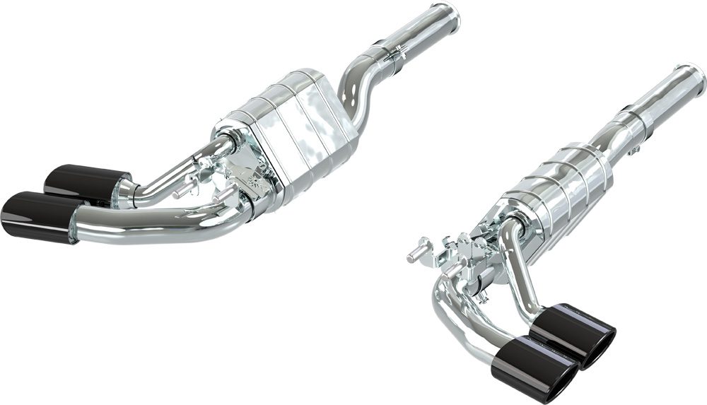 หม้อพักท้าย Mercedes AMG G63 (W465) Capristo Valved Dual Mufflers OE Actuators