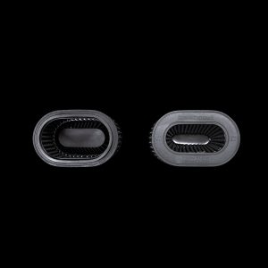 กรองอากาศ BlackBoost Oval Twin Flow Synthetic Dry Air Filters (4.3" x 196mm) SET BlackBoost