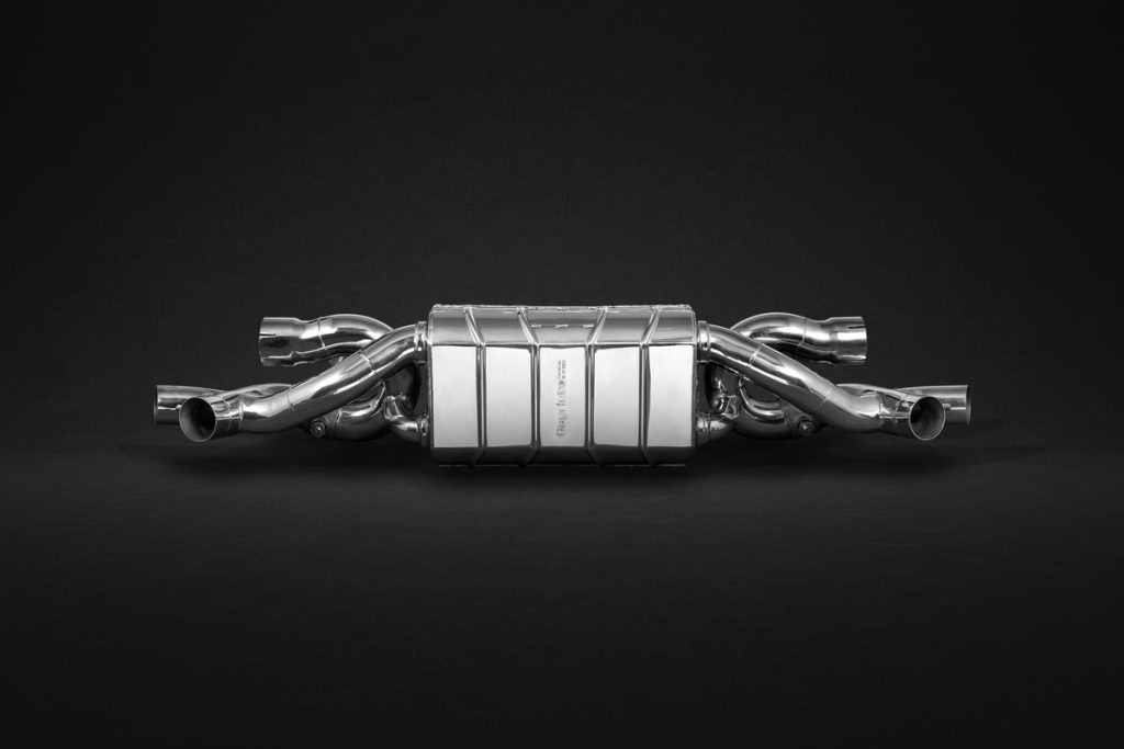 ชุดท่อไอเสีย Porsche 991.1/2 Turbo/S Capristo ECE Valved Exhaust Muffler CES3