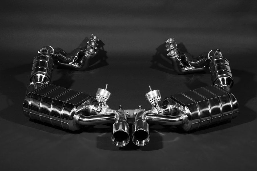 ชุดท่อไอเสีย Porsche 987.2 Boxster/Cayman Capristo Valved Exhaust Headers + Cat Spares