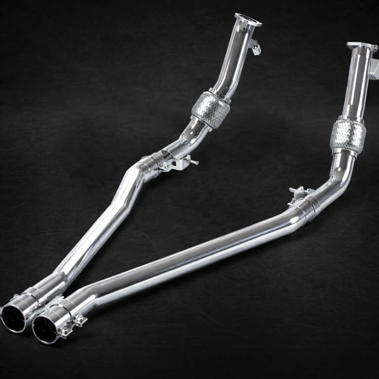 ชุดท่อไอเสียส่วนกลาง Porsche 536.1/2 Cayenne V8TT Capristo