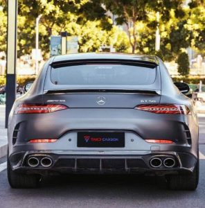 สปอยเลอร์ Carbon Fiber Mercedes Benz AMG GT43 GT50 GT53 GT63 X290 Coupe ทรง TAKD (Rear Trunk Spoiler)