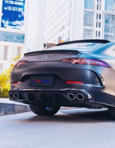 สปอยเลอร์ Carbon Fiber Mercedes Benz AMG GT43 GT50 GT53 GT63 X290 Coupe ทรง TAKD (Rear GT Wing)