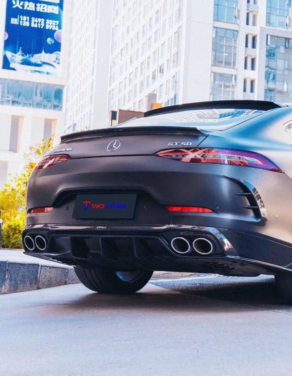 สปอยเลอร์ Carbon Fiber Mercedes Benz AMG GT43 GT50 GT53 GT63 X290 Coupe ทรง TAKD (Rear GT Wing)