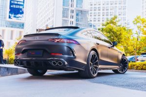 สปอยเลอร์ Carbon Fiber Mercedes Benz AMG GT43 GT50 GT53 GT63 X290 Coupe ทรง TAKD (Rear Trunk Spoiler)