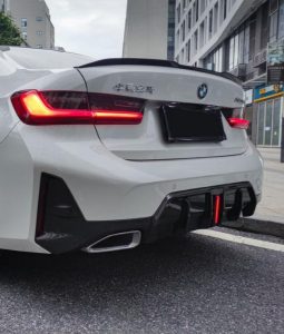 ดิฟฟิวเซอร์ Carbon Fiber BMW 3 Series 330i M340i G20 G28 LCI ทรง TAKD V2
