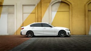 สเกิร์ตข้าง Carbon Fiber BMW 3 Series G20 330i M340i ทรง TAKD Ver.3 ปี 2019-ON
