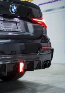 ดิฟฟิวเซอร์ Carbon Fiber BMW 4 series 430i M440i G22 G23 ทรง TAKD V2