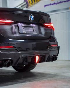 ดิฟฟิวเซอร์ Carbon Fiber BMW 4 series 430i M440i G22 G23 ทรง TAKD V2