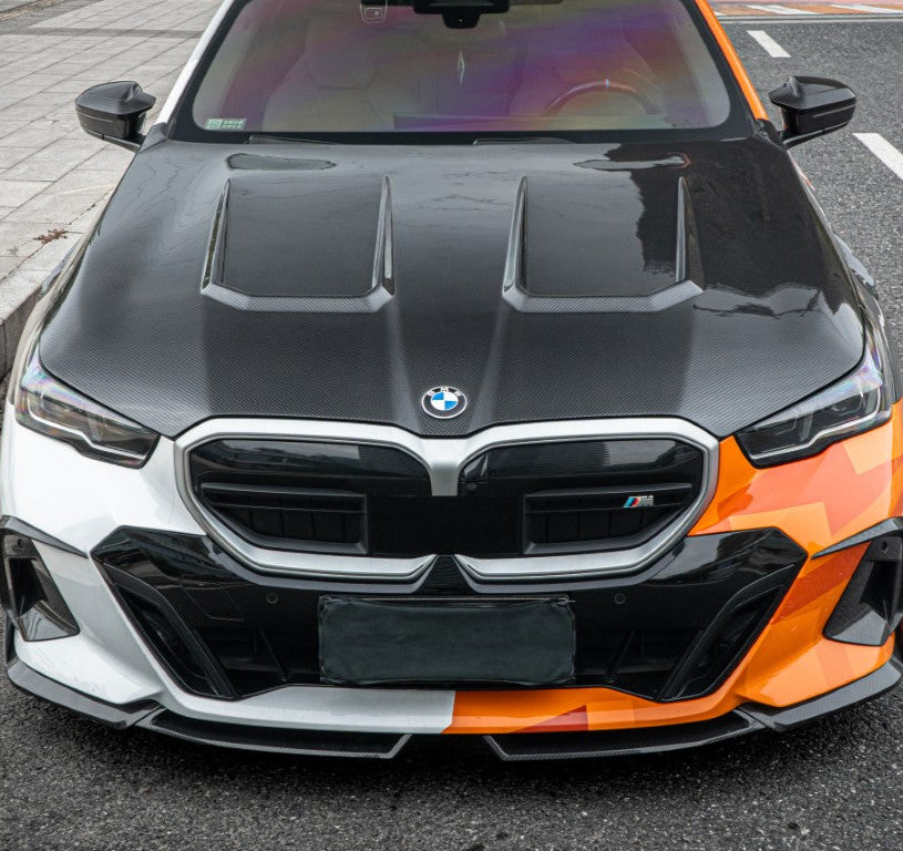 ฝากระโปรงหน้า Carbon Fiber BMW 5 Series 530 540 i5 e/x Drive40 M60 G60/61 ทรง TAKD Dry Carbon ปี 2024-ON