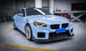 สเกิร์ตข้าง Carbon Fiber BMW M2CS M2 G87 ทรง TAKD Dry Carbon ปี 2023-ON