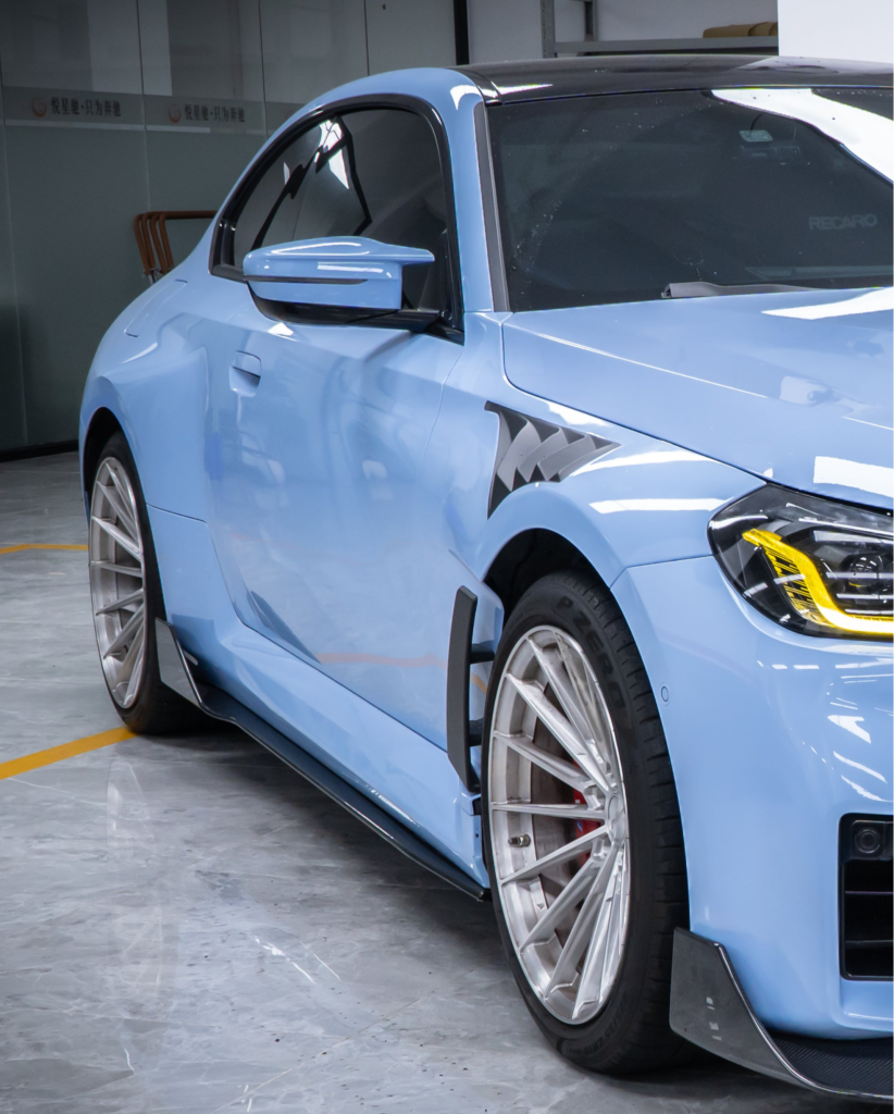 สเกิร์ตข้าง Carbon Fiber BMW M2CS M2 G87 ทรง TAKD Dry Carbon ปี 2023-ON