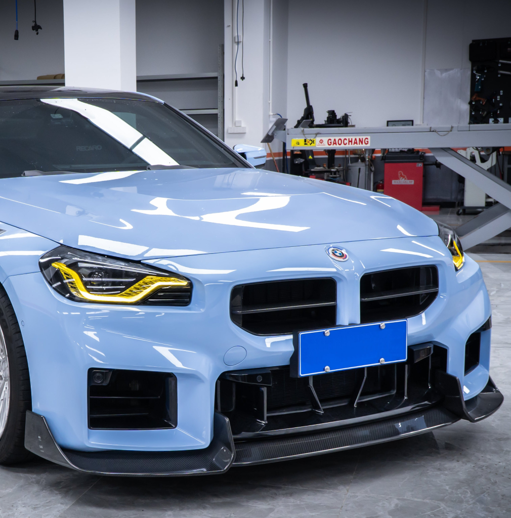 ลิ้นหน้า Carbon Fiber BMW M2CS M2 G87 ทรง TAKD Dry Carbon ปี 2023-ON