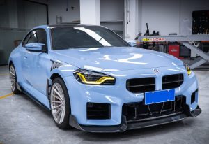 ลิ้นหน้า Carbon Fiber BMW M2CS M2 G87 ทรง TAKD Dry Carbon ปี 2023-ON