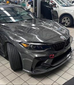ซุ้มล้อ-แก้มข้าง Carbon Fiber BMW M2 / M2C F87 ทรง TAKD ปี 2016-2021